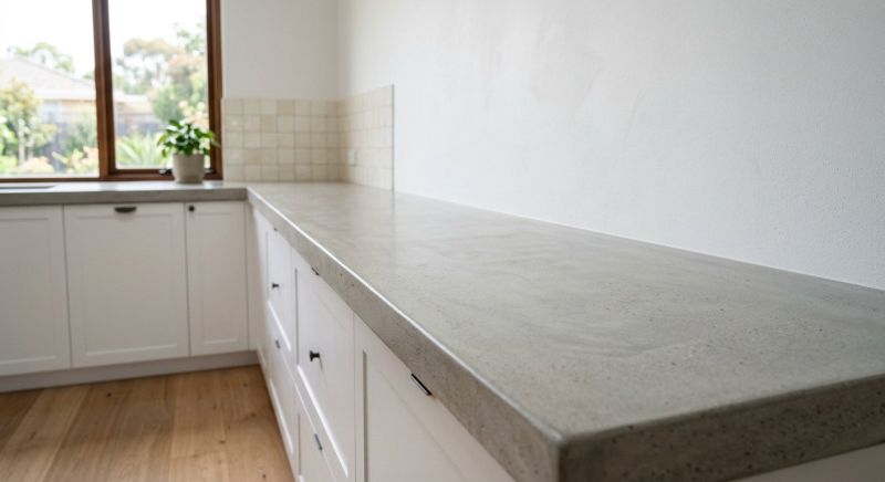 Concrete Counter Installation in Napa, CA