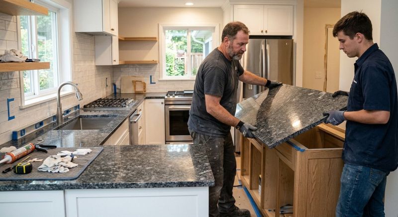 Granite Installation in Sonoma County, CA