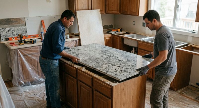 Kitchen Countertop Replacement in Lake County, IL